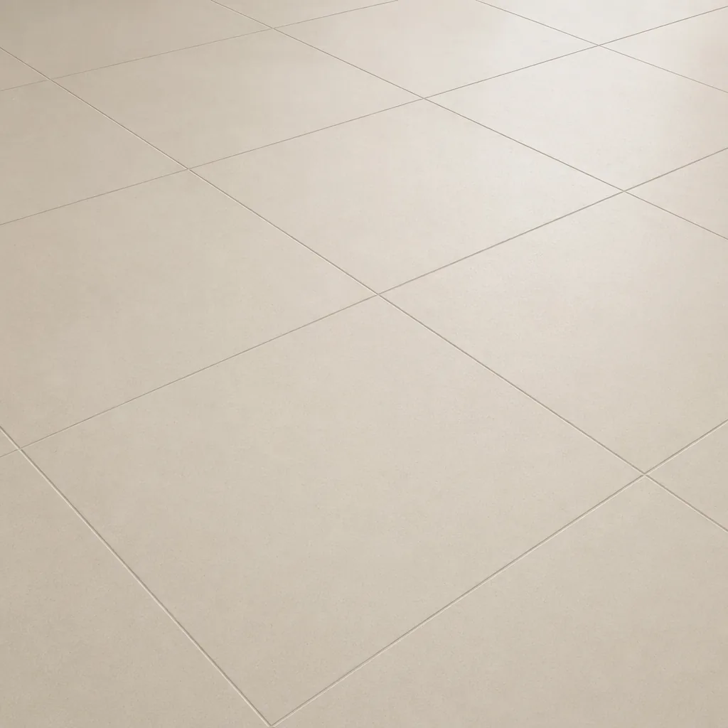 Ivory Matt Porcelain Bathroom Floor Tile — view 4