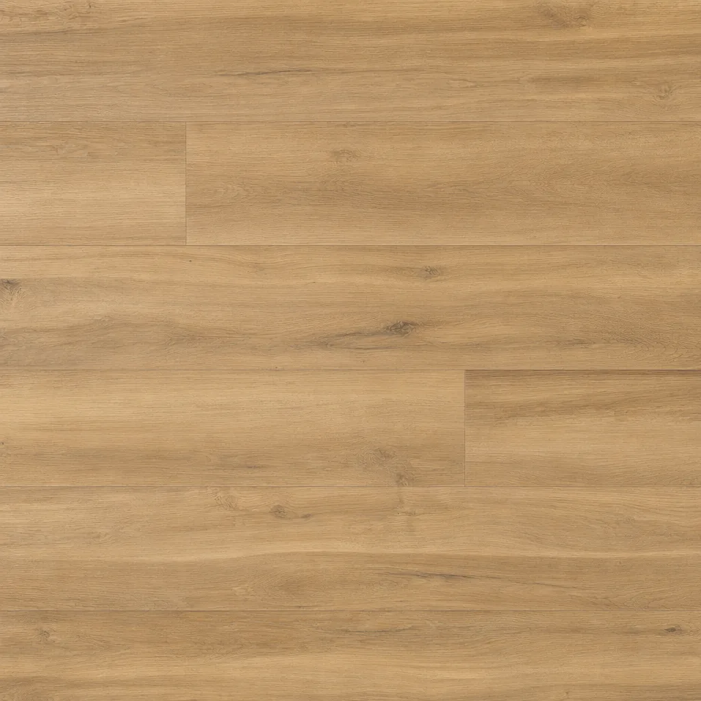 Natural Oak Wood-Look Plank Floor Tile tile
